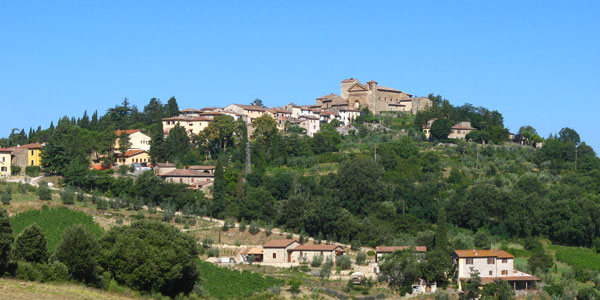 A typical Chianti village